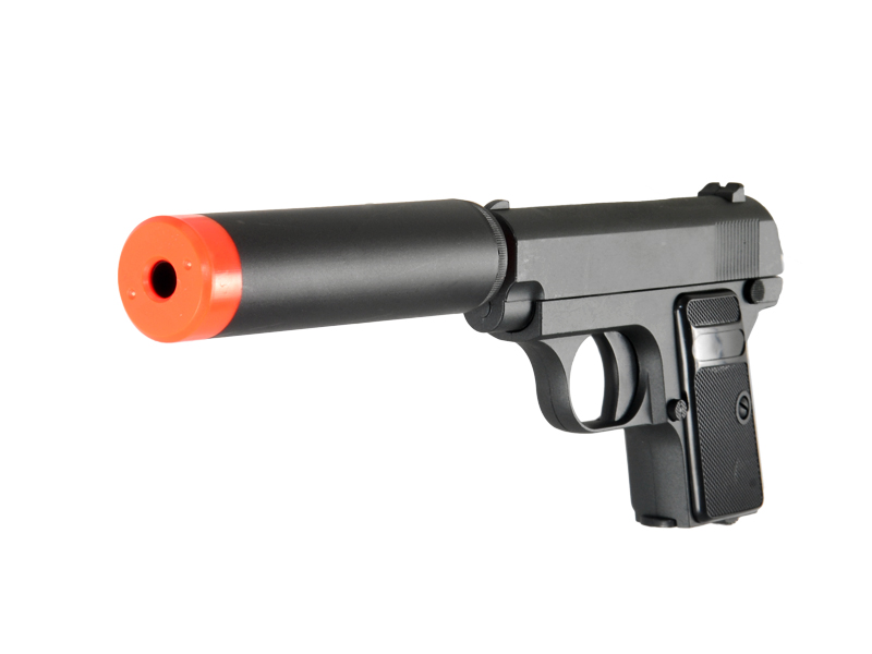 UKARMS G1A Metal Spring Pistol, Black - Click Image to Close