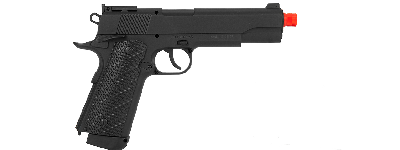 WELLFIRE CO2 AIRSOFT NON BLOWBACK 1911 G292B PISTOL - BLACK - Click Image to Close