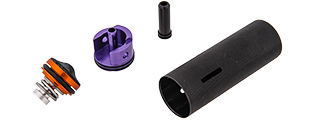 LONEX AIRSOFT G36C MUSHROOM TYPE PISTON HEAD CYLINDER SET