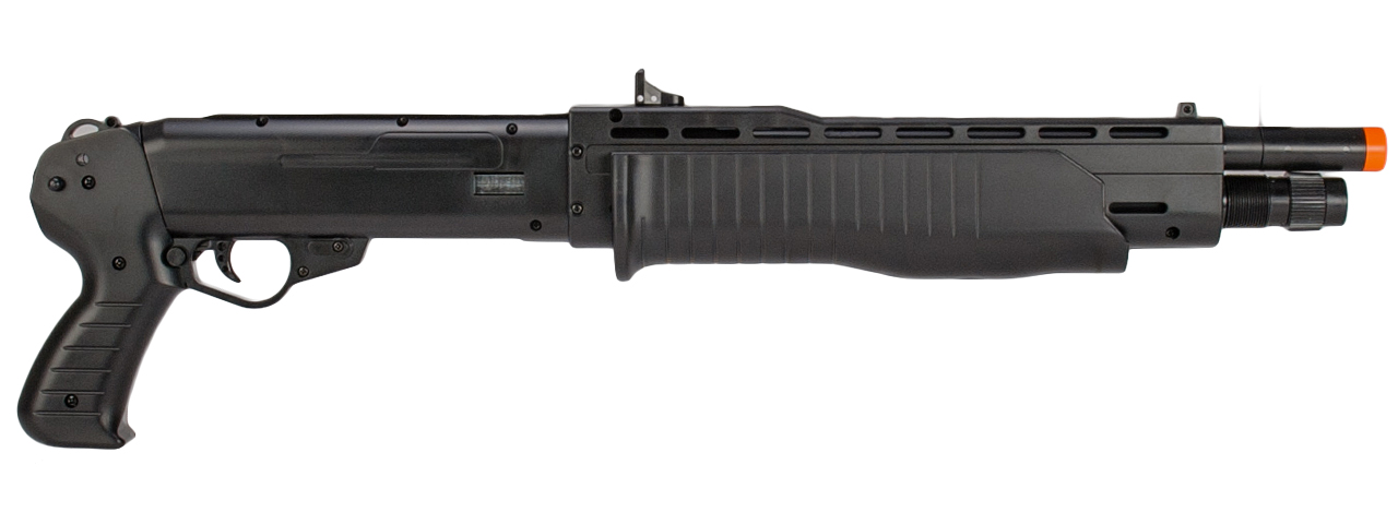 HFC AIRSOFT HA-232B SPRING POWERED POLYMER SHOTGUN - BLACK - Click Image to Close