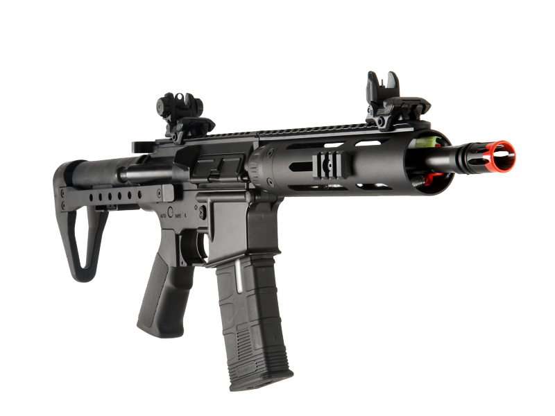 ICS ICS-129 Tubular CXP Rifle, Full Metal AEG, Black - Click Image to Close