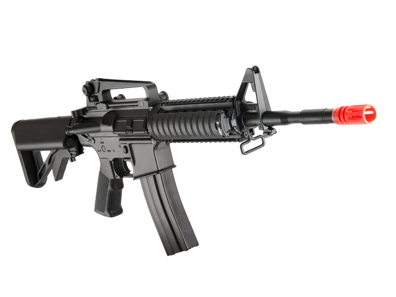 ICS ICS-130 SOPMOD M4 RIS, Full Metal AEG, Black