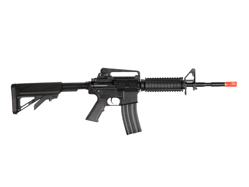 ICS ICS-130 SOPMOD M4 RIS, Full Metal AEG, Black - Click Image to Close