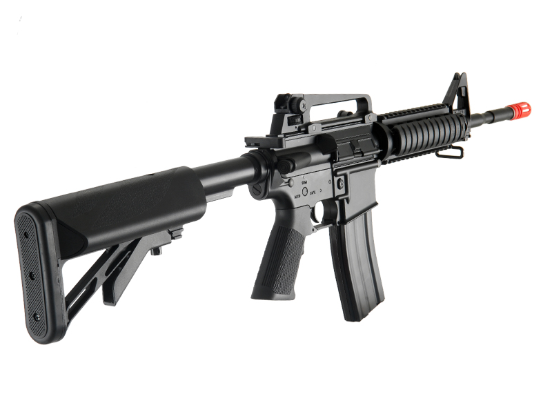 ICS ICS-130 SOPMOD M4 RIS, Full Metal AEG, Black