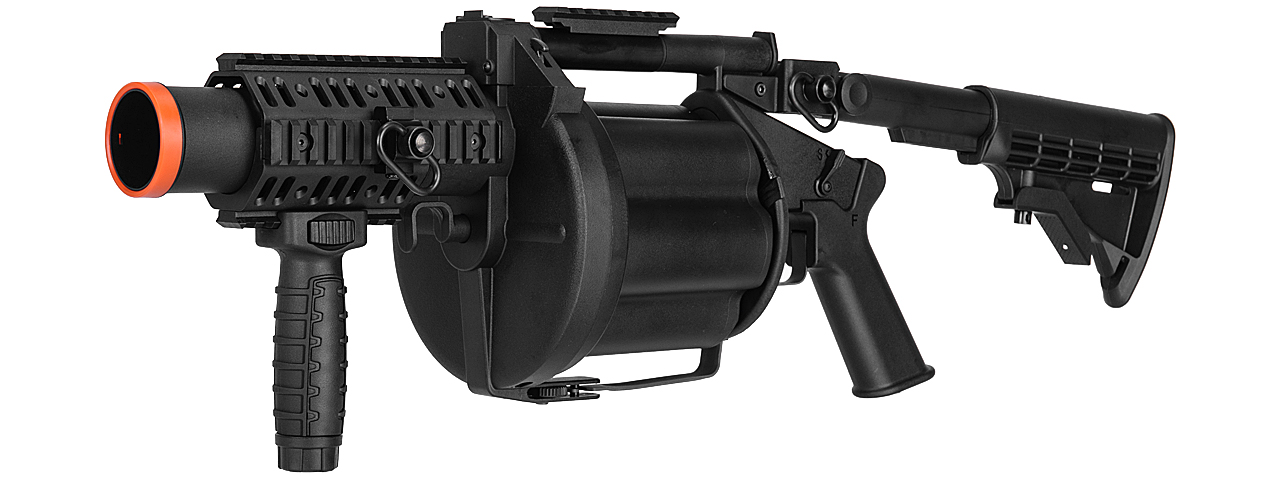 ICS ICS-190 GLM GRENADE LAUNCHER / BLACK - ASG Officialy Licensed Product - Click Image to Close