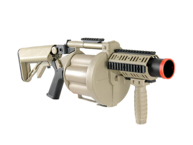 ICS ICS-191 GLM Grenade Launcher, Tan - Click Image to Close