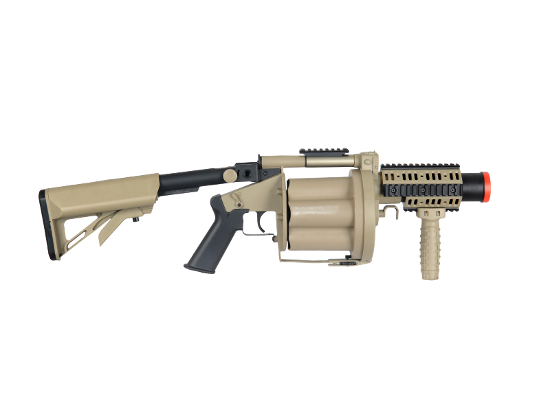 ICS ICS-191 GLM Grenade Launcher, Tan - Click Image to Close