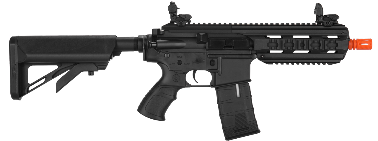 ICS CXP-16S SHORT SPORTLINE M4 RIS CQB AIRSOFT AEG RIFLE - BLACK - Click Image to Close