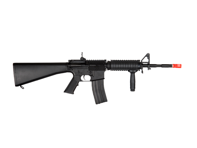 ICS C-15 FULL METAL SR16 M4 AIRSOFT AEG RIFLE W/ QD BARREL EXTENSION