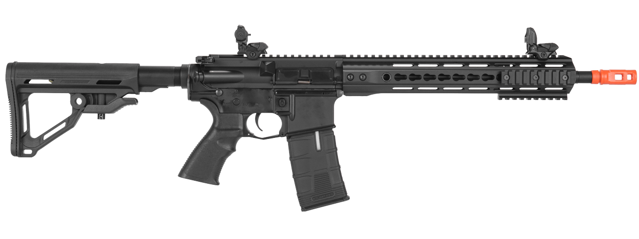 ICS-265 CXP-UK1R TRANSFORM4 KEYMOD FULL METAL AEG (REAR WIRED) 12.5 INCH RAIL VERSION (COLOR: BLACK)