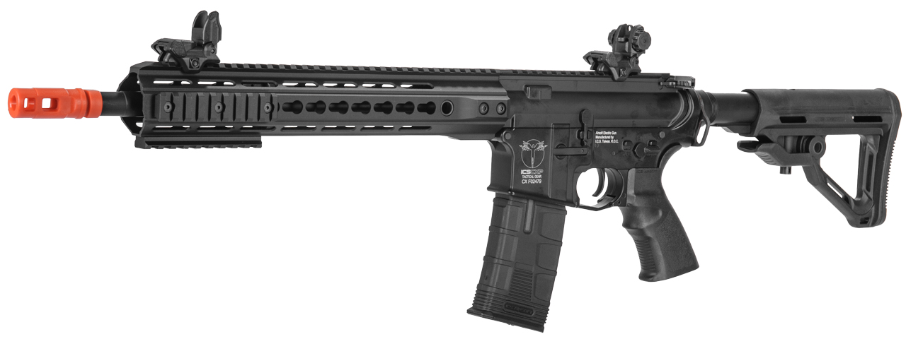 ICS-265 CXP-UK1R TRANSFORM4 KEYMOD FULL METAL AEG (REAR WIRED) 12.5 INCH RAIL VERSION (COLOR: BLACK)