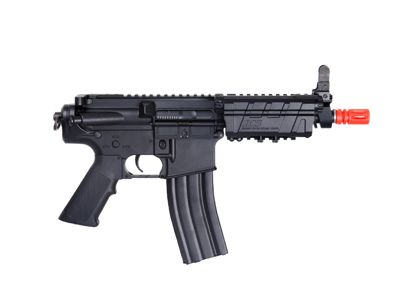 ICS AIRSOFT CQB PISTOL AEG FULL METAL RIS GAS BLOCK - BLACK - Click Image to Close