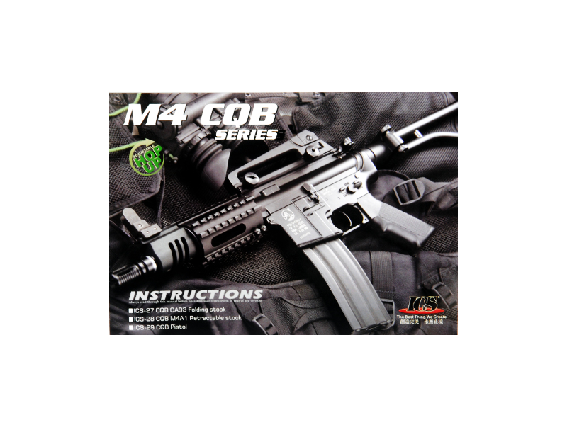 ICS AIRSOFT CQB PISTOL AEG FULL METAL RIS GAS BLOCK - BLACK - Click Image to Close