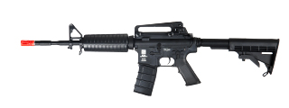 ICS AIRSOFT M4A1B AEG POLYMER EDITION W/ ADJUSTABLE LE STOCK - BLACK