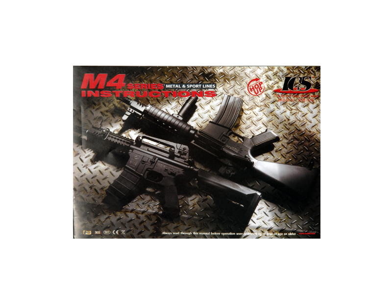 ICS ICS-41W M4A1B, Clear Plastic Body