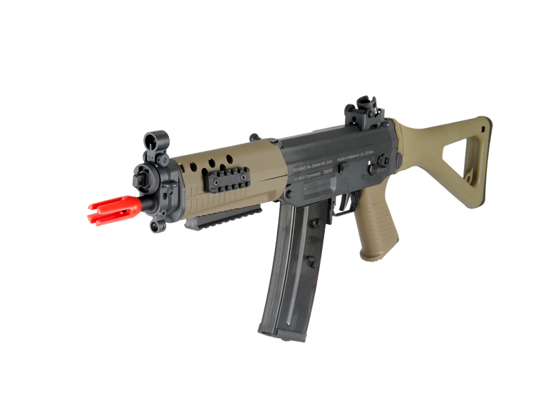 ICS AIRSOFT SIG 552 COMMANDO AEG TACTICAL FOLDING STOCK - DARK EARTH