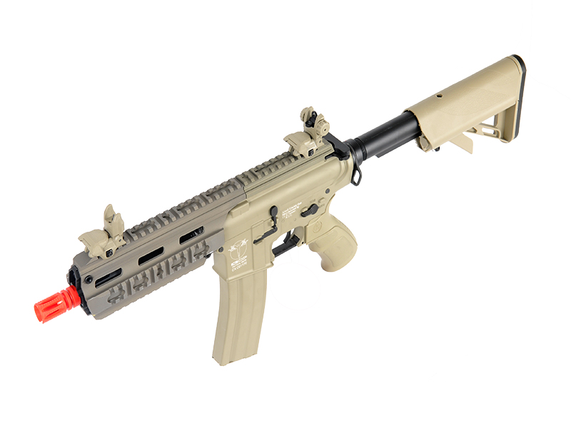 ICS FULL METAL CXP-16S SHORT PROLINE M4 RIS AIRSOFT AEG RIFLE - TAN - Click Image to Close