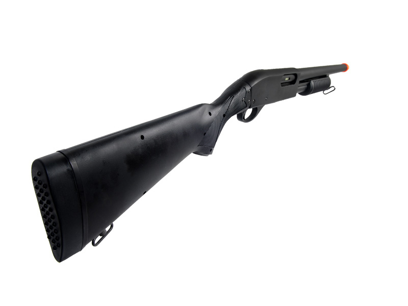 Atlas Custom Works M870 Airsoft Pump Action Shotgun - BLACK