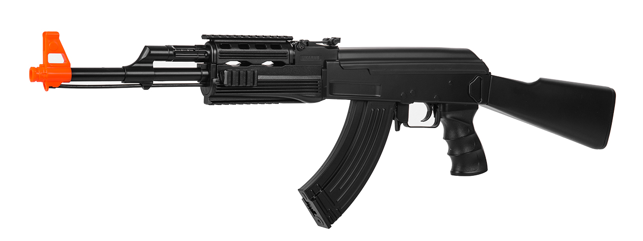 UKARMS IU-AK47P AK-47 Plastic AEG, Fixed Stock, Black