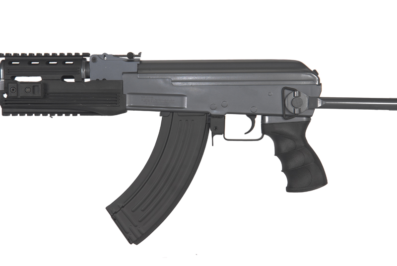Cyma IU-AK47S Tactical AK47 RIS Auto Electric Gun Metal Gear, ABS Body, Metal Under Folding Stock