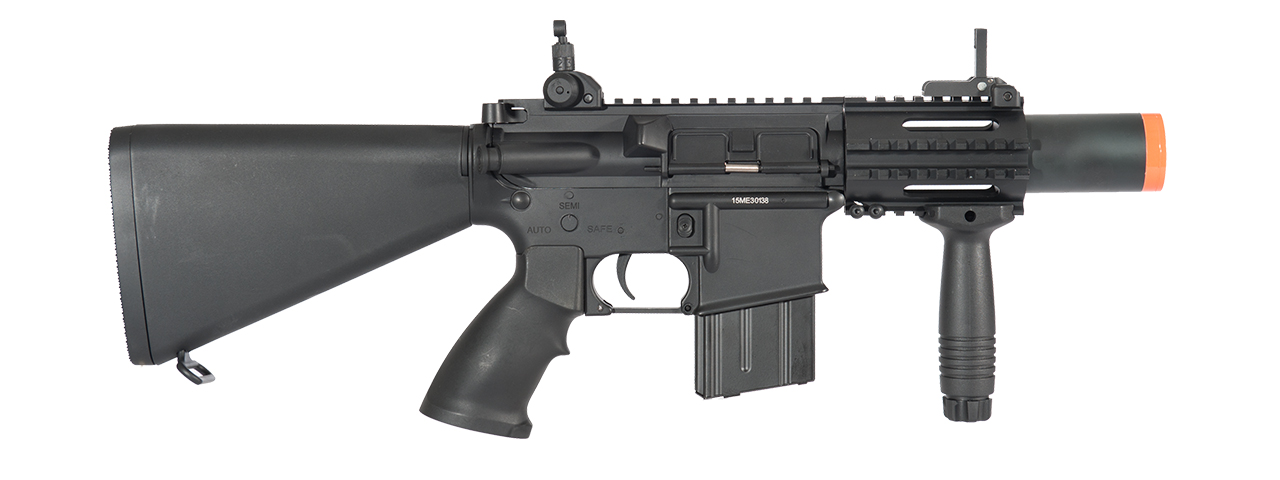 IU-CQB3-NB STUBBY M4 CQB FULL METAL AEG (COLOR: BLACK) - Click Image to Close