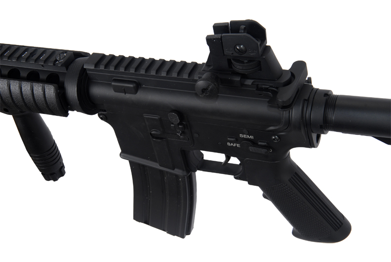 390 FPS Atlas Custom Works Airsoft M4 CQB RIS AEG Rifle - Full Metal Gearbox