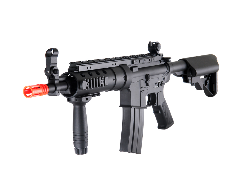 Atlas Custom Works Full Metal M4 SPR MOD 1 Carbine Airsoft AEG (Color: Black) - Gun Only