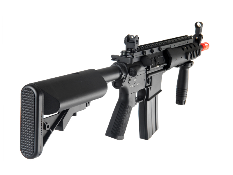 Atlas Custom Works Full Metal M4 SPR MOD 1 Carbine Airsoft AEG (Color: Black) - Gun Only