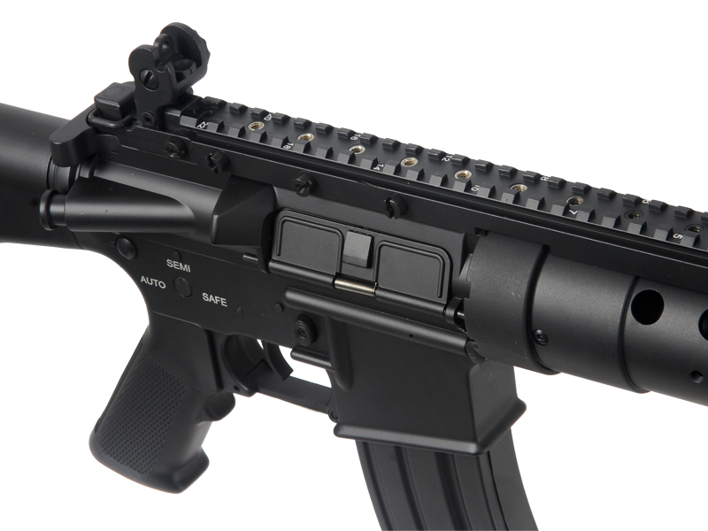 Atlas Custom Works Full Metal M16 SPR Mod 0 Airsoft AEG Rifle (Color: Black) - Click Image to Close