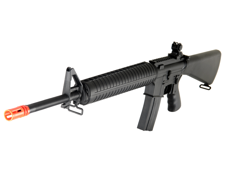 Atlas Custom Works Airsoft Full Length M16 AEG Rifle w/ Full Metal Gearbox (Color: Black)