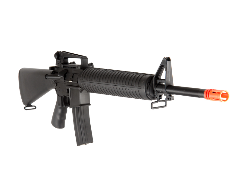 Atlas Custom Works Airsoft Full Length M16 AEG Rifle w/ Full Metal Gearbox (Color: Black)
