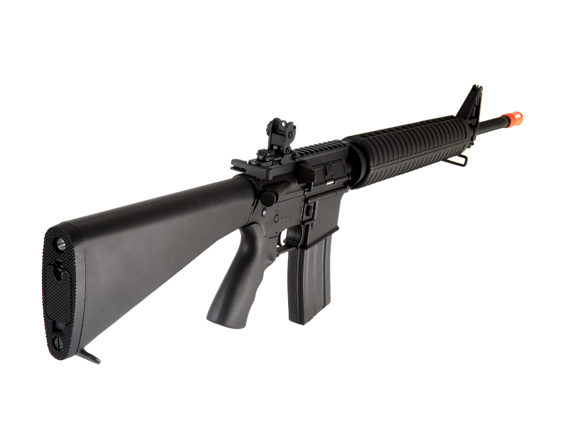 Atlas Custom Works Airsoft Full Length M16 AEG Rifle w/ Full Metal Gearbox (Color: Black)