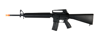 Atlas Custom Works Airsoft Full Length M16A3 AEG Rifle w/ Full Metal Gearbox (Color: Black)