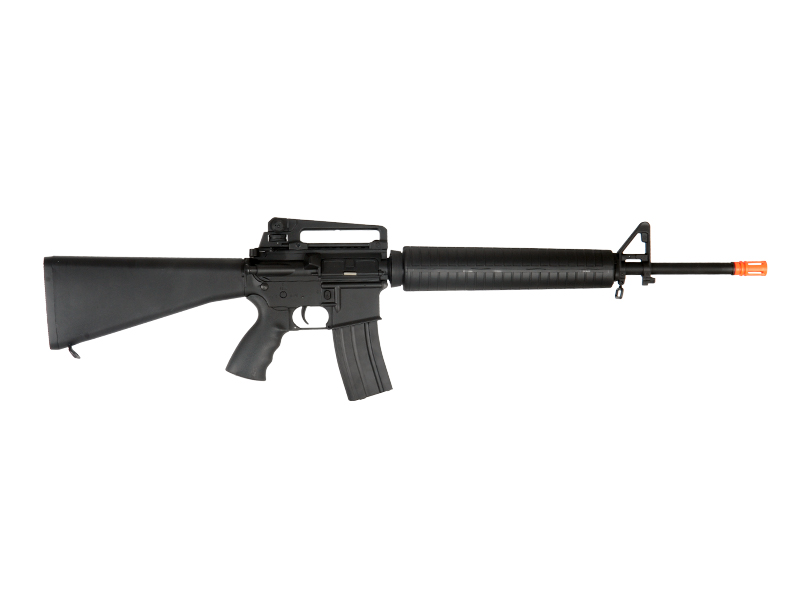 Atlas Custom Works Airsoft Full Length M16A3 AEG Rifle w/ Full Metal Gearbox (Color: Black)