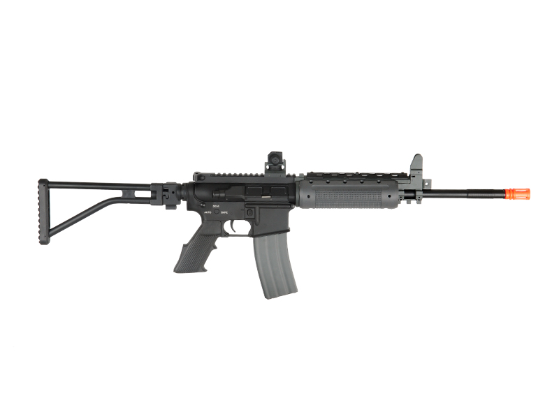 Atlas Custom Works M4 GR-300 Long Version Airsoft AEG Rifle w/ Folding Stock (Color: Black)