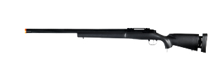 Atlas Custom Works M24 Bolt Action Rifle Airsoft Sniper Rifle w/ Adjustable Stock (Color: Black)