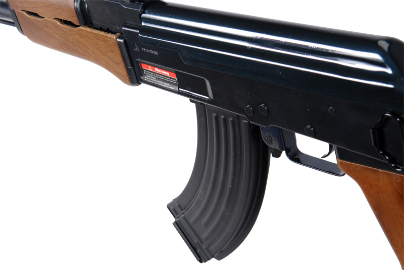 JG FULL METAL GEARBOX AK47 AIRSOFT AEG RIFLE - IMITATION WOOD - Click Image to Close