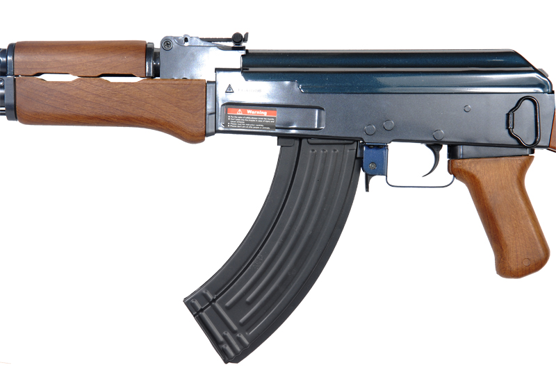 JG FULL METAL GEARBOX AK47 AIRSOFT AEG RIFLE - IMITATION WOOD - Click Image to Close