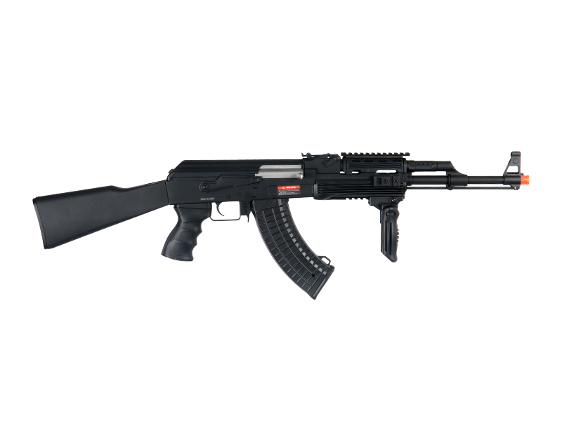 JG AK-47 TACTICAL RIS FULL METAL GEARBOX AIRSOFT AEG RIFLE - BLACK