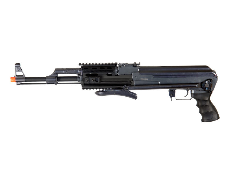 JG JG0513MG Tactical AK-47 RIS AEG Metal Gear, Polymer Body, Under Folding Stock, Folding Vertical Foregrip