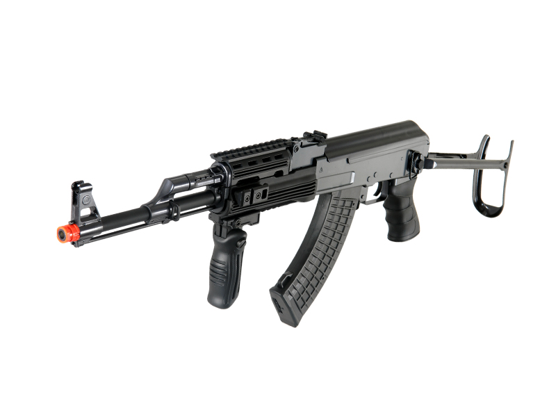 JG JG0513MG Tactical AK-47 RIS AEG Metal Gear, Polymer Body, Under Folding Stock, Folding Vertical Foregrip