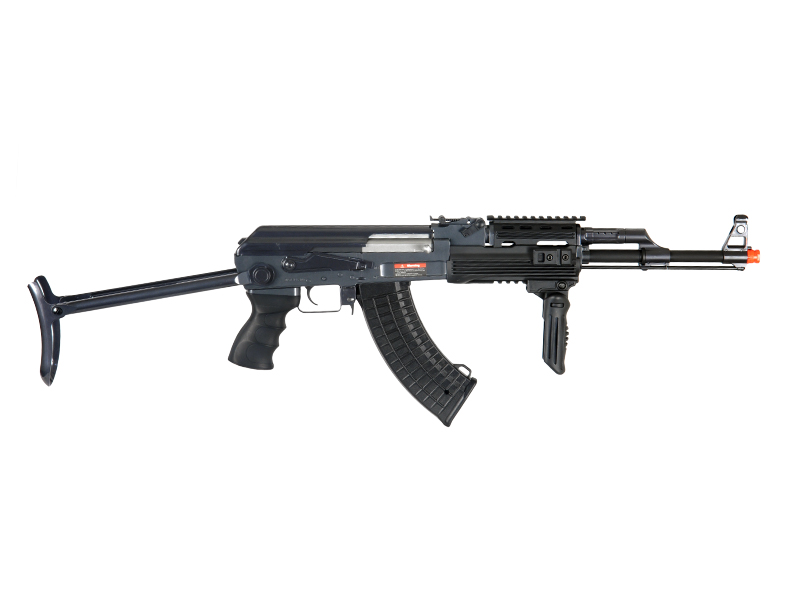 JG JG0513MG Tactical AK-47 RIS AEG Metal Gear, Polymer Body, Under Folding Stock, Folding Vertical Foregrip