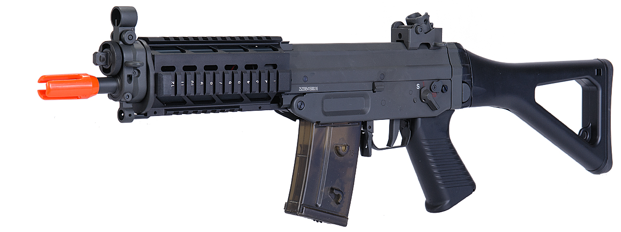 JG AIRSOFT SIG 552 AEG TACTICAL W/ ELECTRIC BLOWBACK FUNCTION - BLACK - Click Image to Close