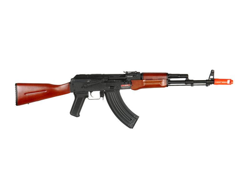 JG FULL METAL AK-74 EBB AIRSOFT AEG RIFLE - GENUINE WOOD - Click Image to Close