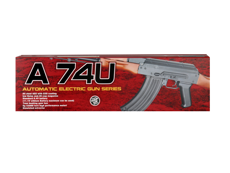 JG FULL METAL AK-74 EBB AIRSOFT AEG RIFLE - GENUINE WOOD