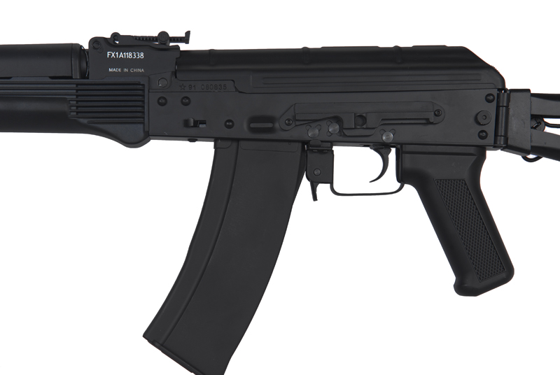 JG AIRSOFT EBB FULL METAL AK-74S AEG RIFLE W/ METAL FOLDING STOCK