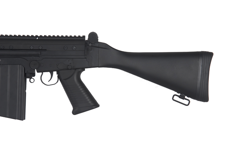 JG JG3000 FAL AEG Metal Gear, Full Metal Body w/ Fixed Stock - Click Image to Close