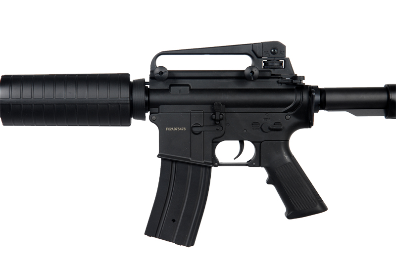JG AIRSOFT M4A1 CARBINE AEG RIFLE W/ BATTERY AND CHARGER - BLACK - Click Image to Close