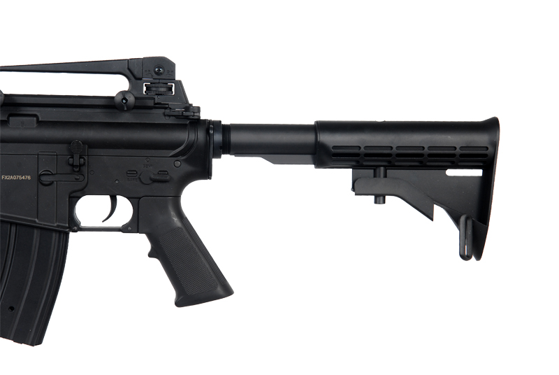 JG AIRSOFT M4A1 CARBINE AEG RIFLE W/ BATTERY AND CHARGER - BLACK