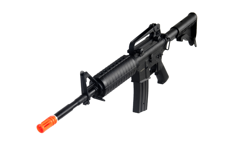 JG AIRSOFT M4A1 CARBINE AEG RIFLE W/ BATTERY AND CHARGER - BLACK - Click Image to Close